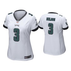 Women's Philadelphia Eagles #3 Steven Nelson White Game Jersey