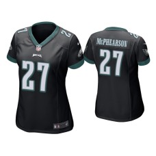 Women's Philadelphia Eagles #27 Zech McPhearson Black Game Jersey