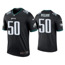 Men's Philadelphia Eagles #50 Eric Wilson Black Legend Jersey