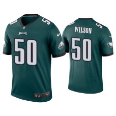 Men's Philadelphia Eagles #50 Eric Wilson Green Legend Jersey