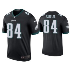 Men's Philadelphia Eagles #84 Color Rush Legend Greg Ward Jr. Black Jersey