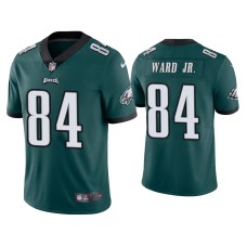 Men's Philadelphia Eagles #84 Vapor Limited Greg Ward Jr. Midnight Green Jersey