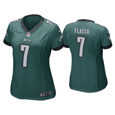 Women's Philadelphia Eagles #7 Joe Flacco Green Game Jersey