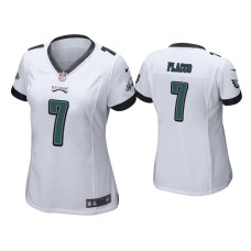 Women's Philadelphia Eagles #7 Joe Flacco White Game Jersey