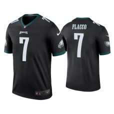 Men's Philadelphia Eagles #7 Joe Flacco Black Legend Jersey