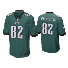 Men's Philadelphia Eagles #82 John Hightower Green Game Jersey