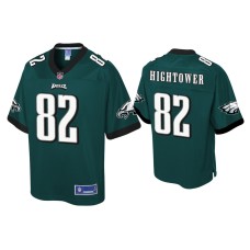 Men's Philadelphia Eagles #82 John Hightower Green Pro Line Jersey