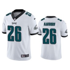 Men's Philadelphia Eagles #26 Miles Sanders White NFL Draft Vapor Limited Jersey