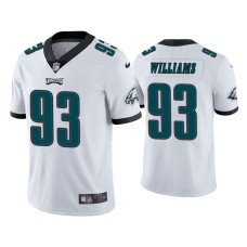 Men's Philadelphia Eagles #93 Milton Williams Vapor Limited White Jersey