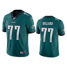 Men's Philadelphia Eagles #77 100th Season Andre Dillard Midnight Green Limited Jersey