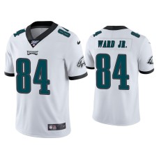 Men's Philadelphia Eagles #84 Greg Ward Jr. 100th Season White Vapor Limited Jersey