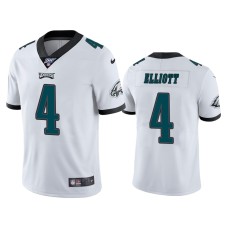 Men's Philadelphia Eagles #4 Jake Elliott 100th Season White Vapor Limited Jersey