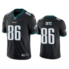 Men's Philadelphia Eagles #86 Zach Ertz 100th Season Black Vapor Limited Jersey