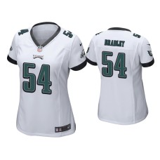 Women's Philadelphia Eagles #54 Shaun Bradley White Game Jersey