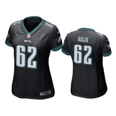 Women's Philadelphia Eagles #62 Black Jason Kelce Nike Game Jersey