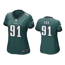 Women's Philadelphia Eagles #91 Green Fletcher Cox Nike Game Jersey