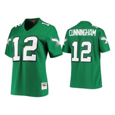 Women's Philadelphia Eagles #12 Randall Cunningham Green Legacy Replica 1990 Jersey