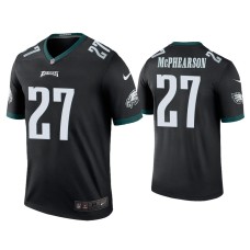 Men's Philadelphia Eagles #27 Color Rush Legend Zech McPhearson Black Jersey