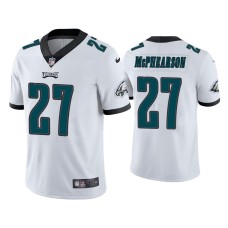 Men's Philadelphia Eagles #27 Zech McPhearson Vapor Limited White Jersey