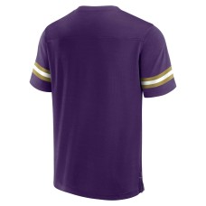 Baltimore Ravens Jersey Tackle V-Neck T-Shirt - Purple