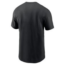 Baltimore Ravens Nike Lockup Essential T-Shirt - Black