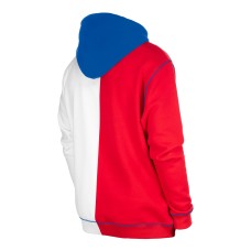 Buffalo Bills New Era Third Down Split Raglan Pullover Hoodie - Red/White