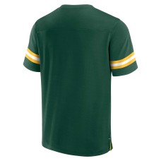 Green Bay Packers Jersey Tackle V-Neck T-Shirt - Green