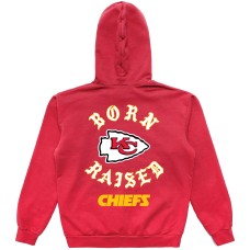 Kansas City Chiefs Born x Raised Unisex Pullover Hoodie - Red