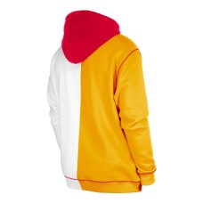 Kansas City Chiefs New Era Third Down Split Raglan Pullover Hoodie - Gold/White