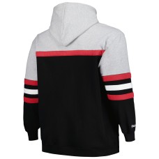 San Francisco 49ers Mitchell & Ness Big & Tall Head Coach Pullover Hoodie - Heather Gray/Black