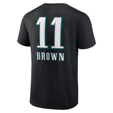 A.J. Brown Philadelphia Eagles Wordmark Player Name & Number T-Shirt - Black