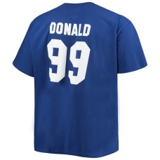 Aaron Donald Los Angeles Rams Big & Tall Player Name & Number T-Shirt - Royal