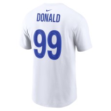 Aaron Donald Los Angeles Rams Nike Super Bowl LVI Bound Name & Number T-Shirt - White