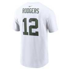 Aaron Rodgers Green Bay Packers Nike Player Name & Number T-Shirt - White