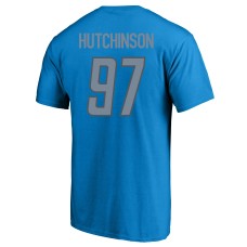 Aidan Hutchinson Detroit Lions Big & Tall Player Name & Number T-Shirt - Blue