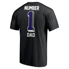 Baltimore Ravens #1 Dad T-Shirt - Black