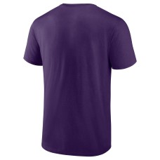 Baltimore Ravens 2023 AFC North Division Champions Big & Tall T-Shirt - Purple