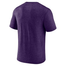 Baltimore Ravens Official Retro Tri-Blend T-Shirt - Heather Purple