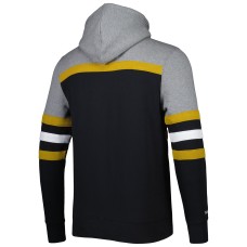 Baltimore Ravens Mitchell & Ness Head Coach Pullover Hoodie - Black/Heathered Gray