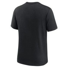 Baltimore Ravens Nike Rewind Logo Tri-Blend T-Shirt - Black