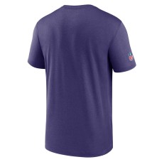 Baltimore Ravens Nike Sideline Infograph Performance T-Shirt - Purple