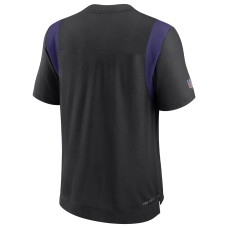 Baltimore Ravens Nike Sideline Tonal Logo Performance Player T-Shirt - Black