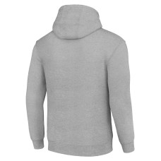 Baltimore Ravens Starter Color Scratch Fleece Pullover Hoodie - Heather Gray