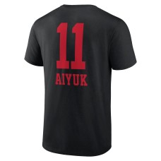 Brandon Aiyuk San Francisco 49ers Wordmark Player Name & Number T-Shirt - Black