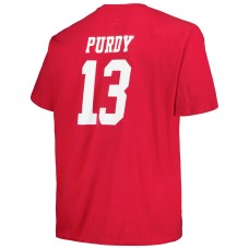 Brock Purdy San Francisco 49ers Big & Tall Player Name & Number T-Shirt - Scarlet