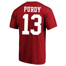 Brock Purdy San Francisco 49ers Super Bowl LVIII Big & Tall Player Name & Number T-Shirt - Scarlet