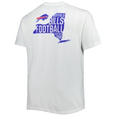 Buffalo Bills Big & Tall Hometown Collection Hot Shot T-Shirt - White