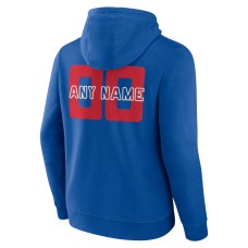 Buffalo Bills Stellar Personalized Name & Number Pullover Hoodie - Royal