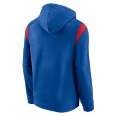 Buffalo Bills Trench Battle Pullover Hoodie - Royal