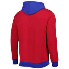 Buffalo Bills Mitchell & Ness Big Face 5.0 Pullover Hoodie - Red